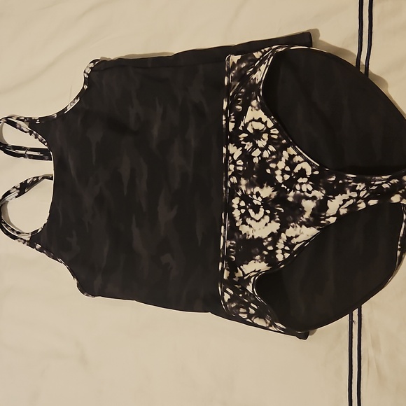 Athleta Girl Camo Tankini Reversible Bikini - Picture 6 of 6